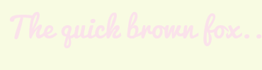 Image with Font Color FBE2EB and Background Color F8FBE2